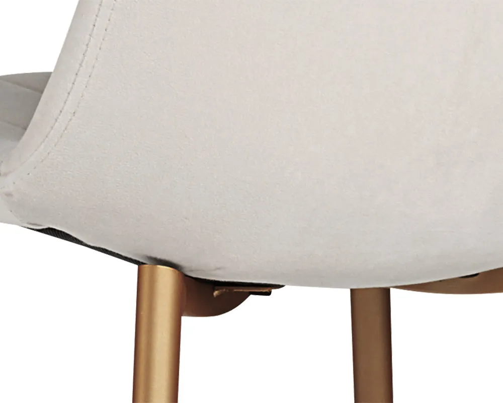 Drew Dining Chair - Champagne Gold