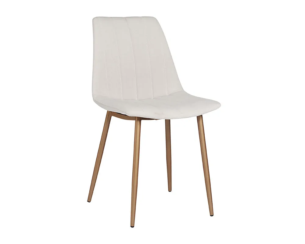 Drew Dining Chair - Champagne Gold