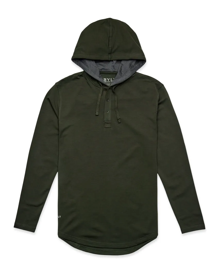 Drop-Cut: LUX Hooded Henley