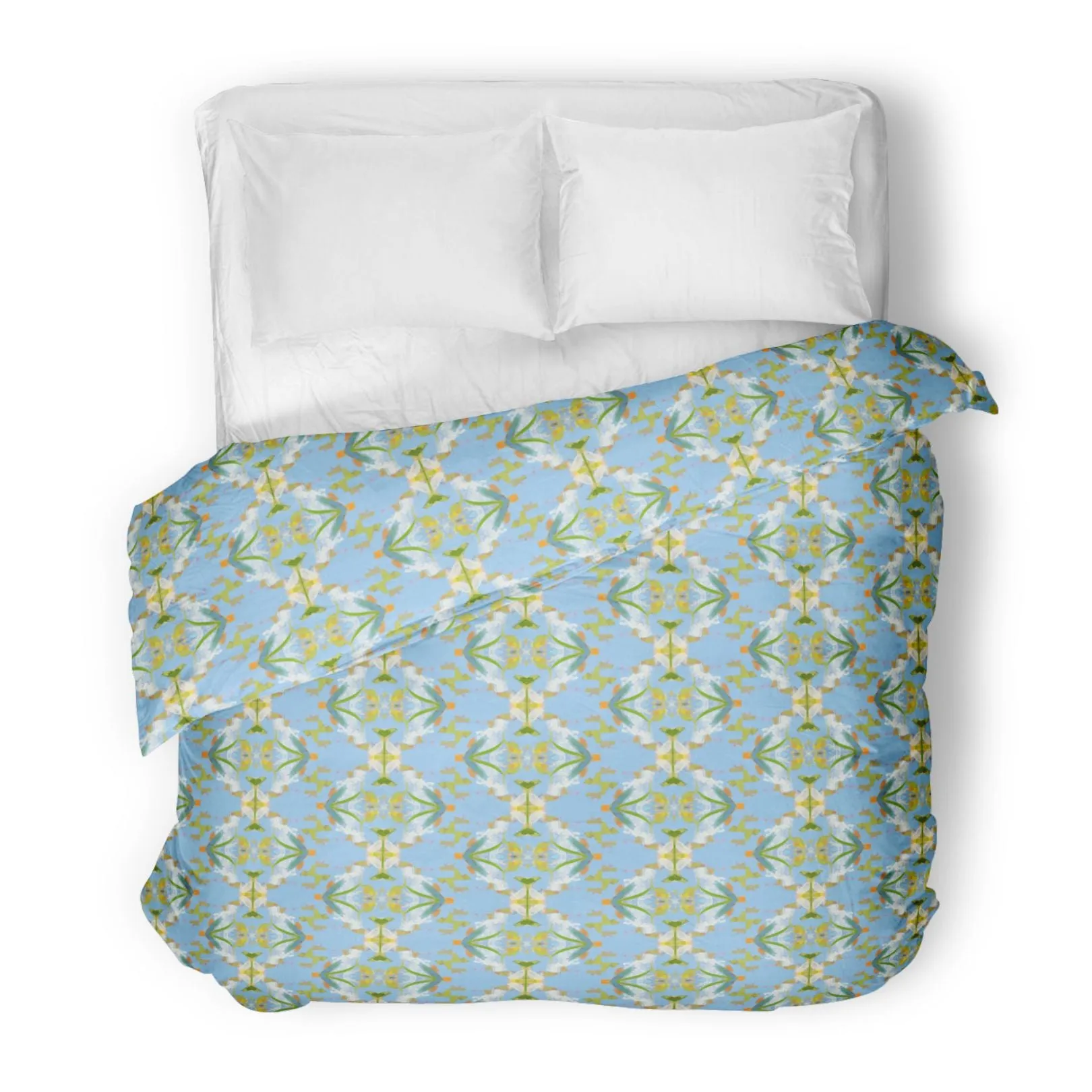 English Garden Blue Duvet Cover