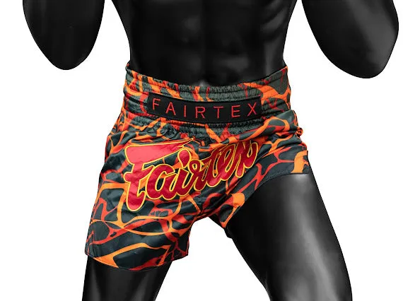 Fairtex Muay Thai Shorts - BS1926 Magma 'Red'