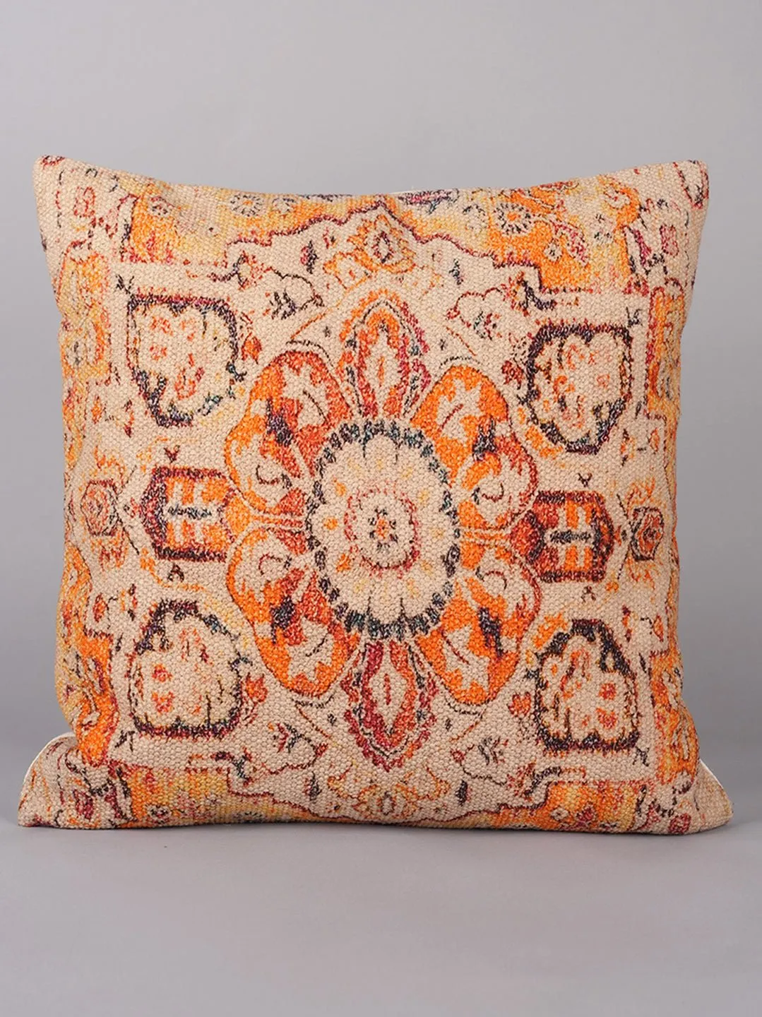 FLORAL  - DIGITAL PRINTED SQUARE CUSHION COVER