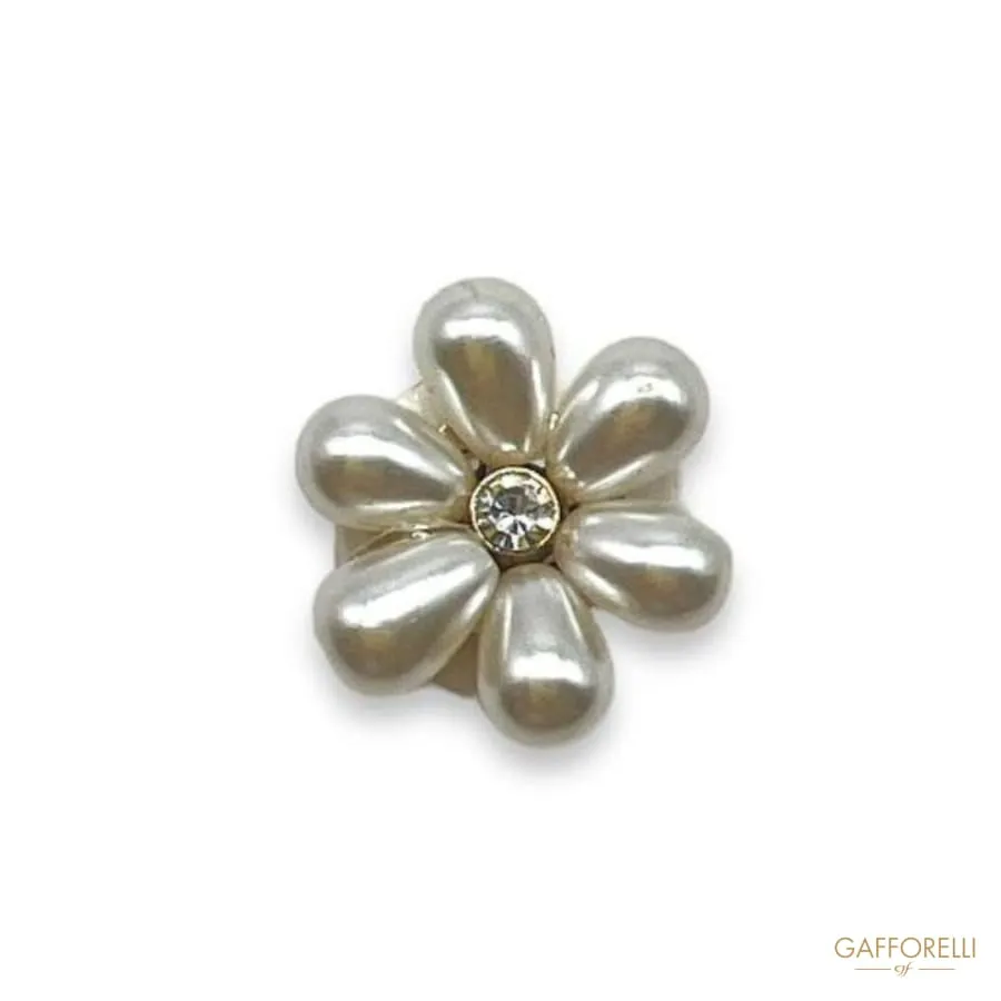 Flower Polyester Button- Art. D390 - Gafforelli Srl