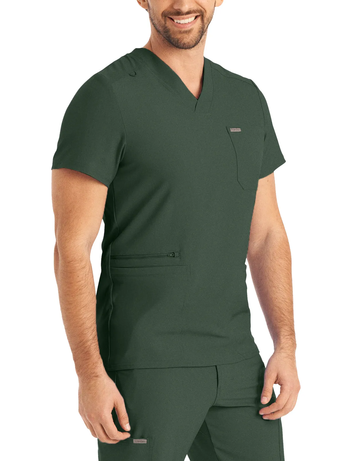 Forward - Men's 4-Pocket V-Neck Scrub Top