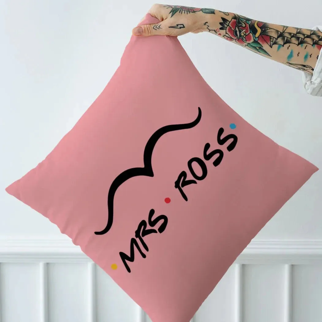 Friends Mrs Ross Square Pillow