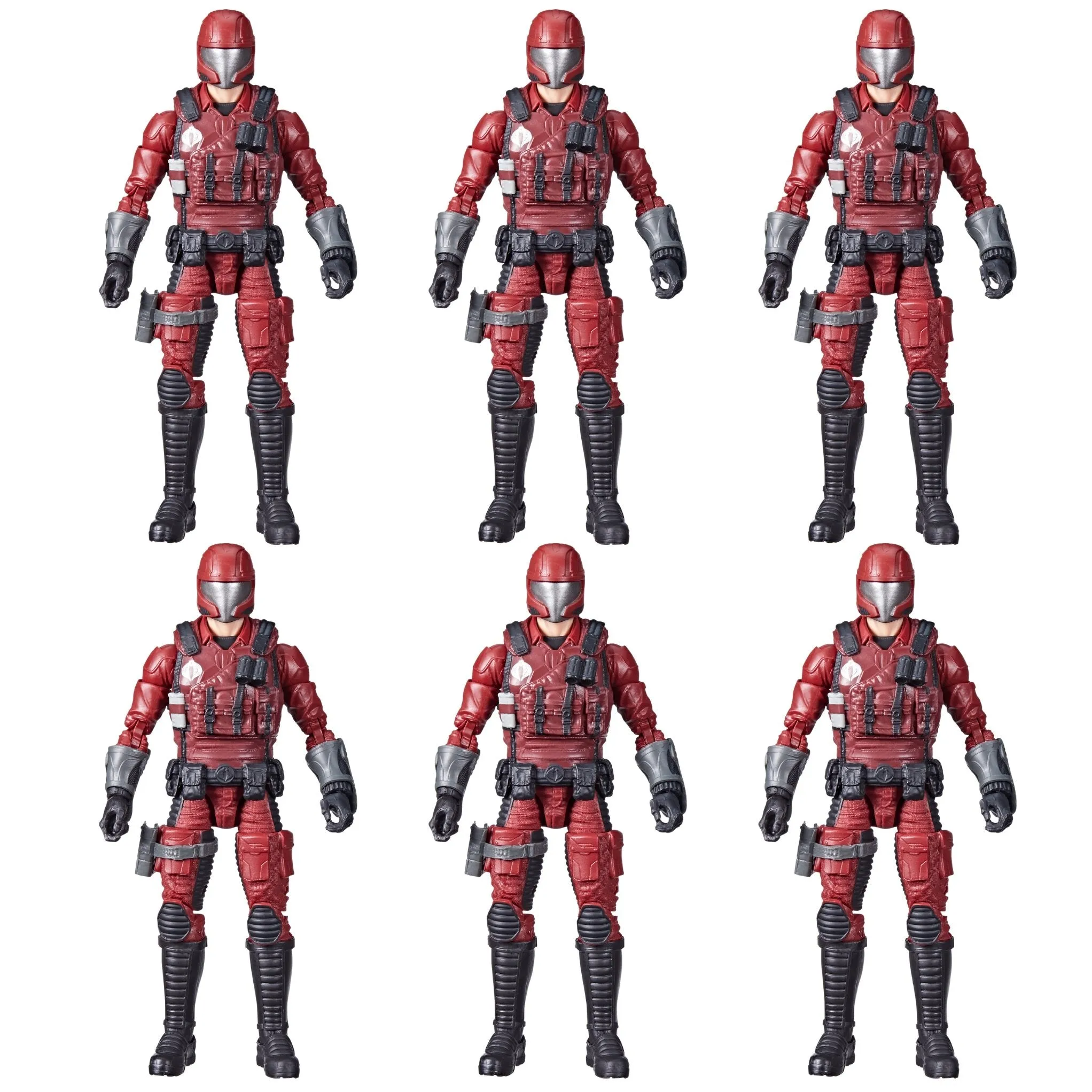 G.I. Joe Classified #85 Crimson Viper ARMY BUILDER SET OF 6