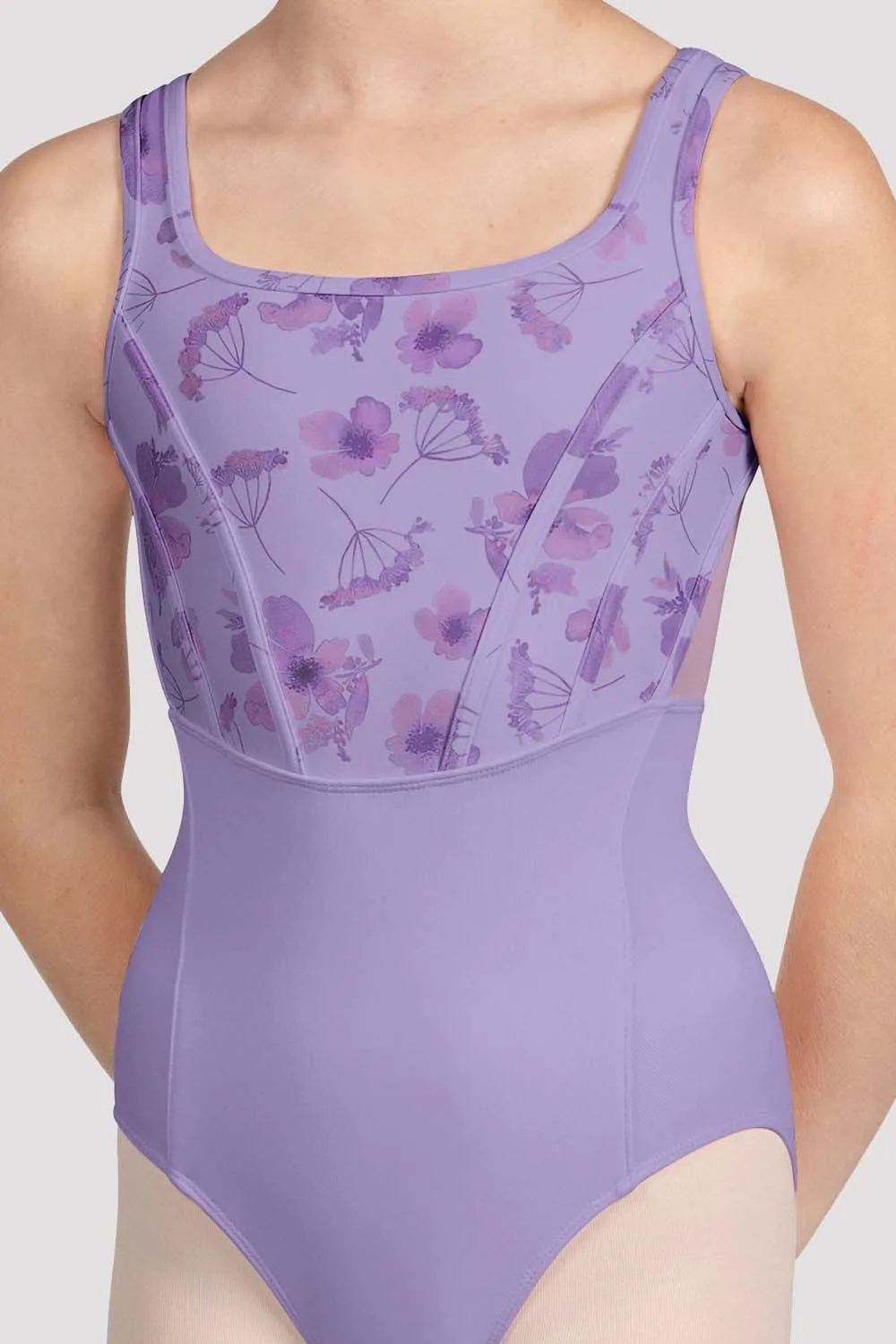 Girls Hadley Floral Tank Leotard