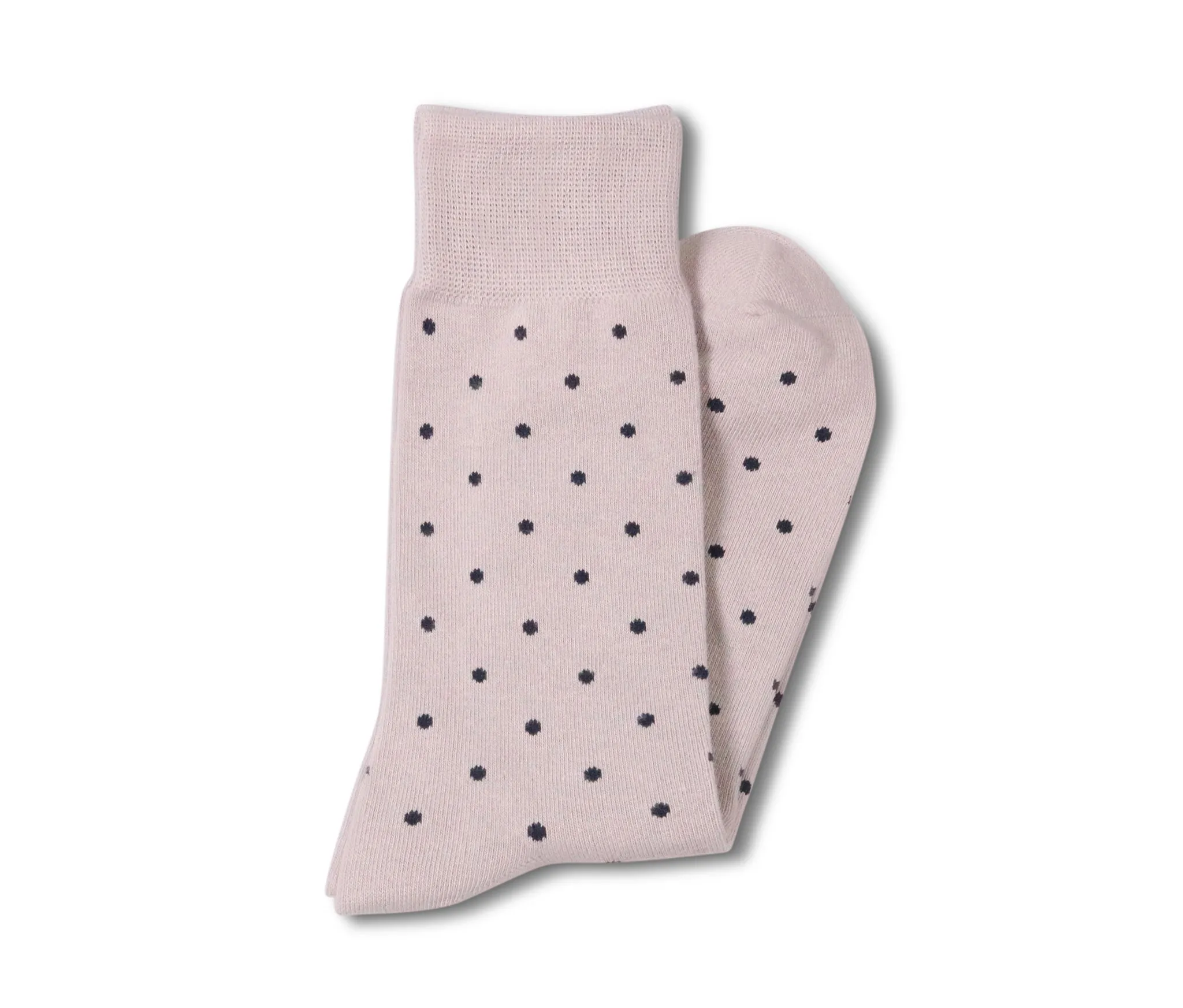 Grey with  Black Dots Socks