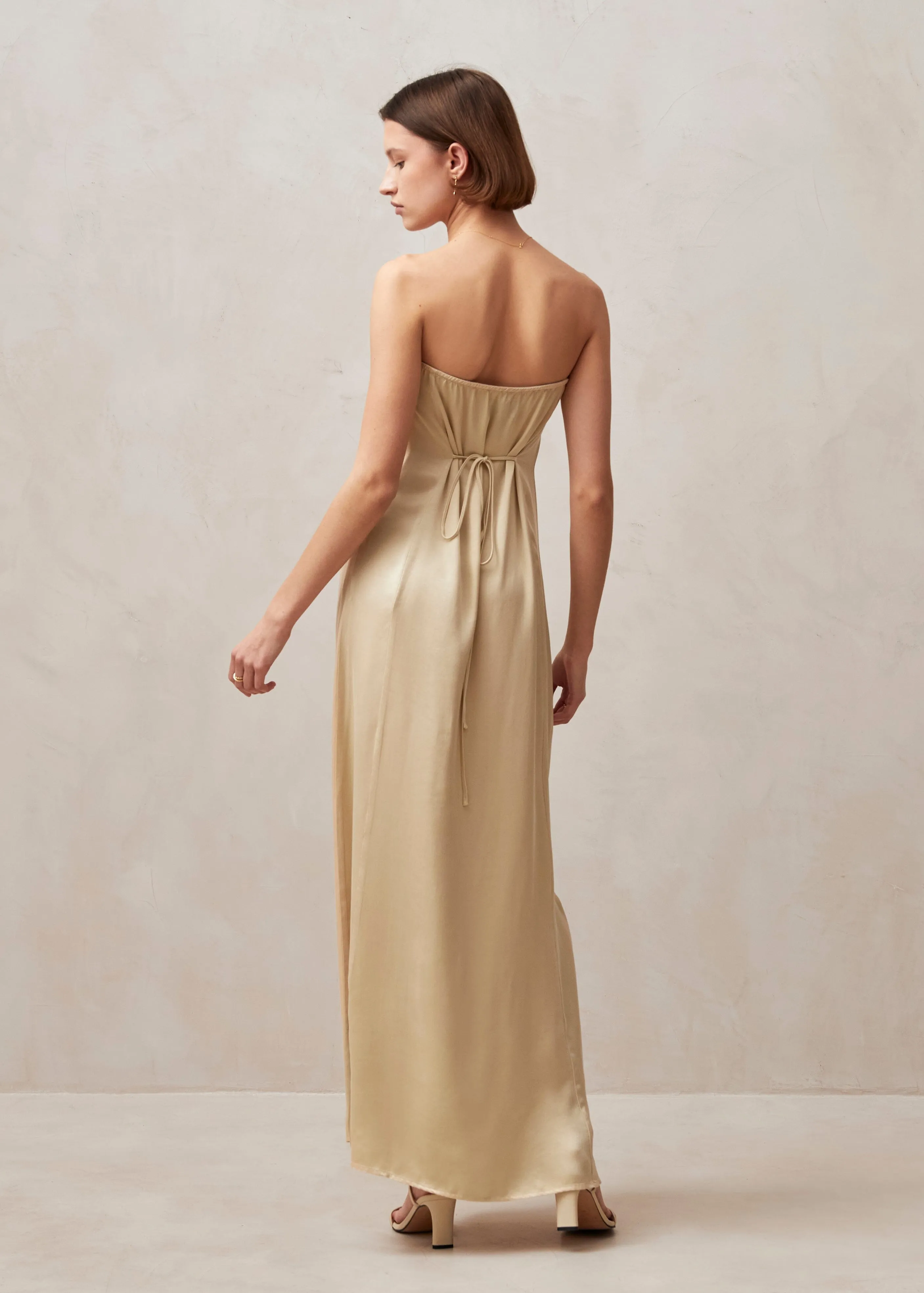 Ilia Cream Maxi Dress