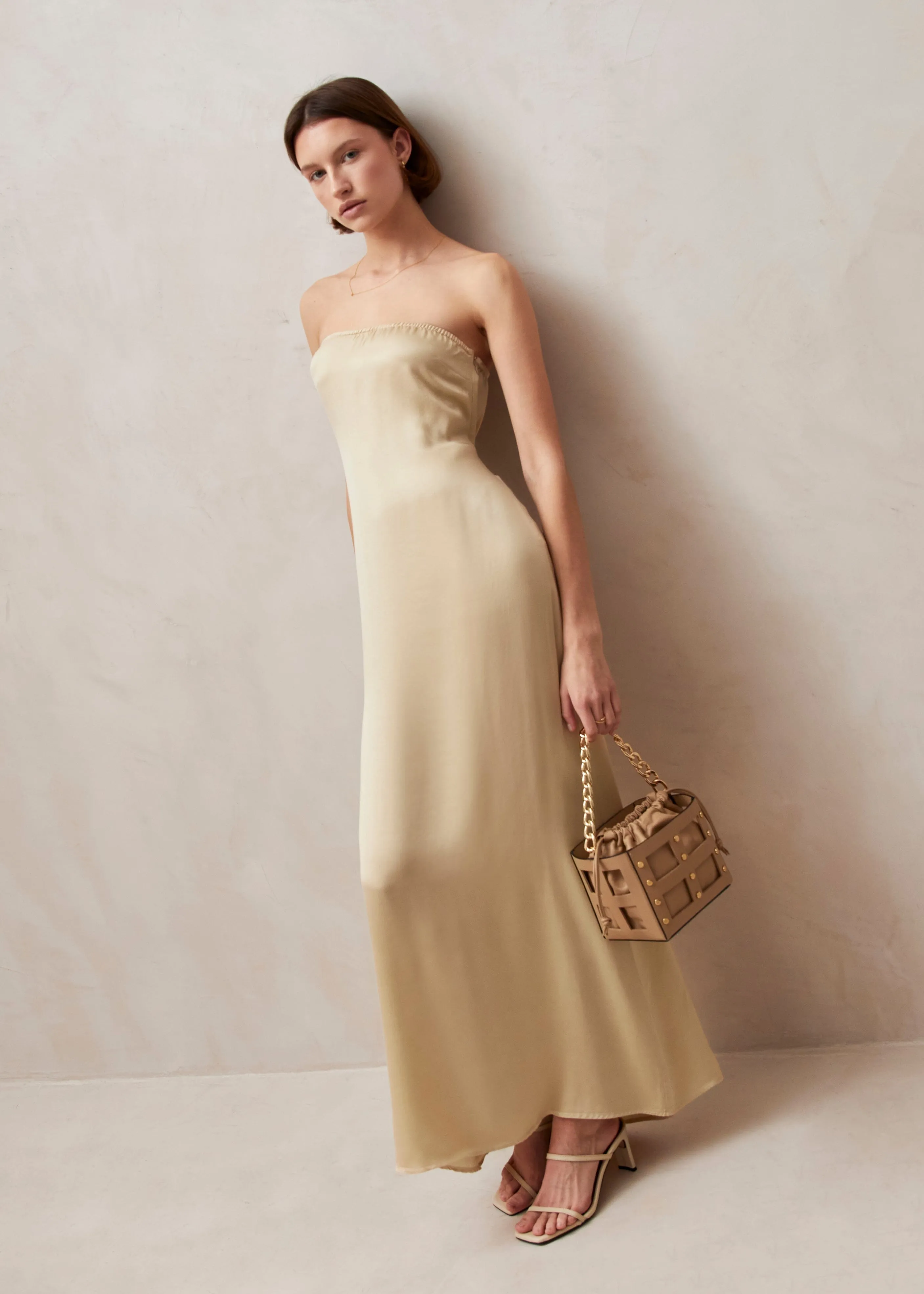 Ilia Cream Maxi Dress