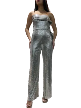 Jumpsuit with Detailed Neckline