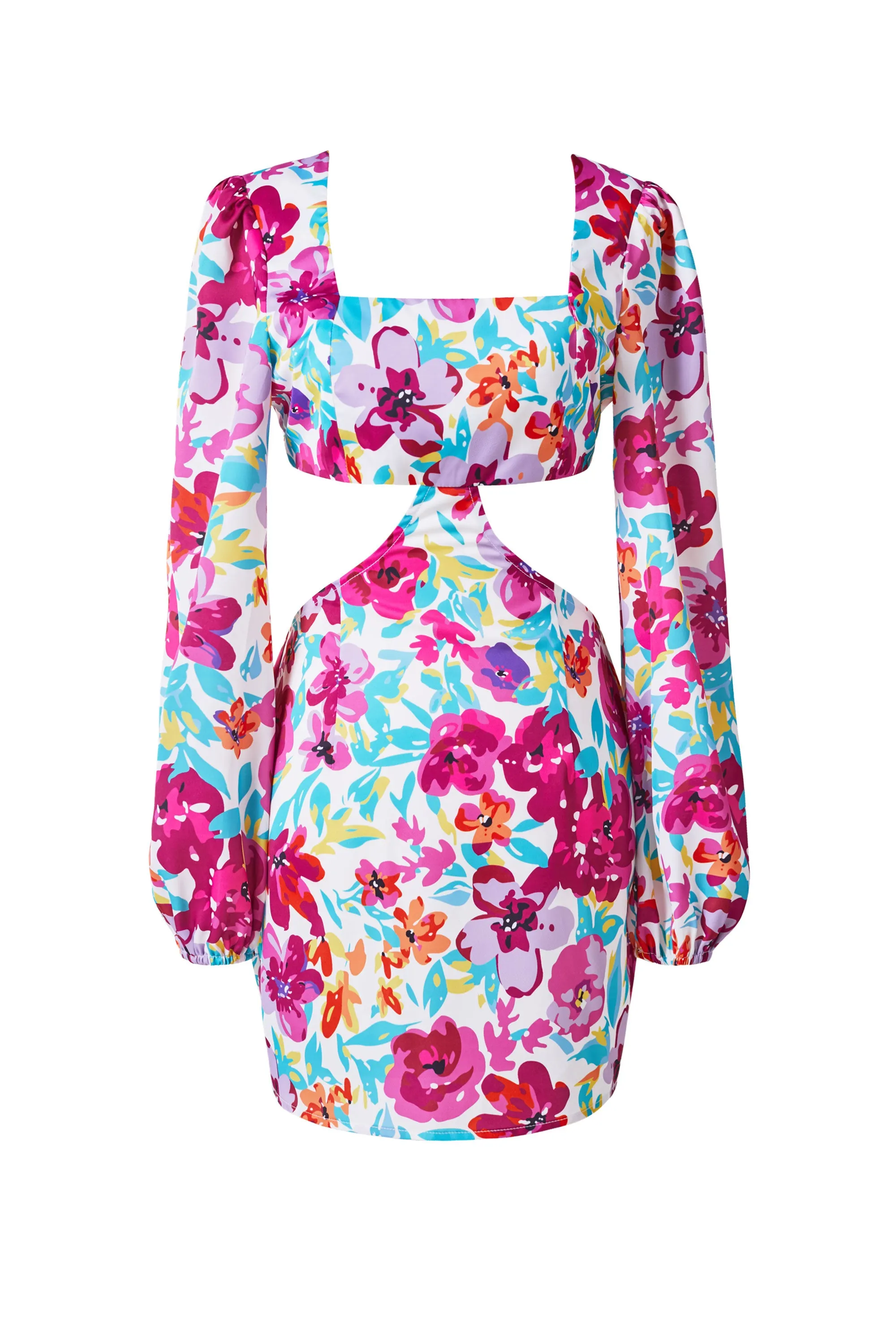 Laura Floral Cutout Dress