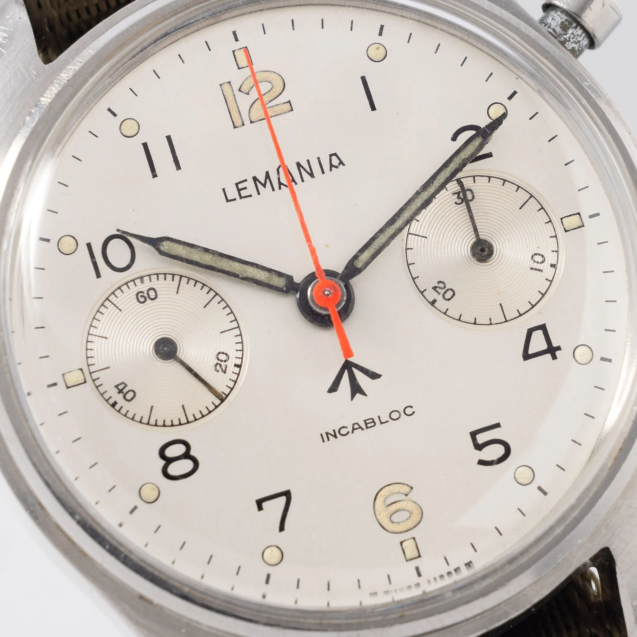 Lemania Monopusher Chronograph Issued to British Armed Forces