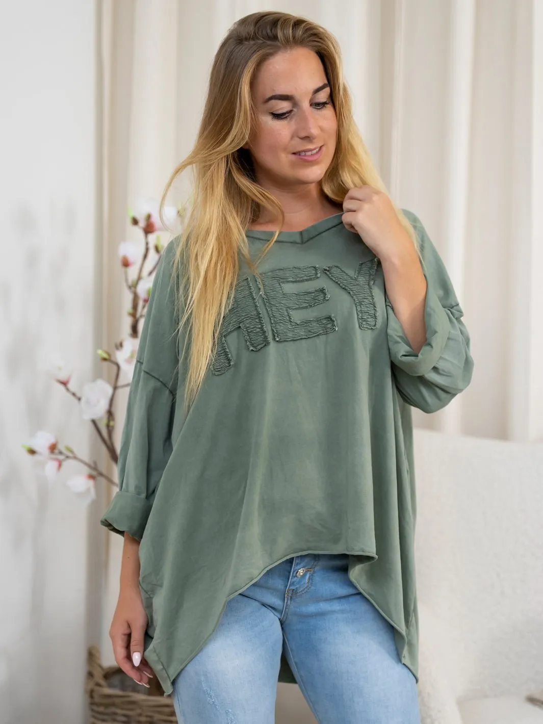 Marta du Chateau Lora blouse kaki