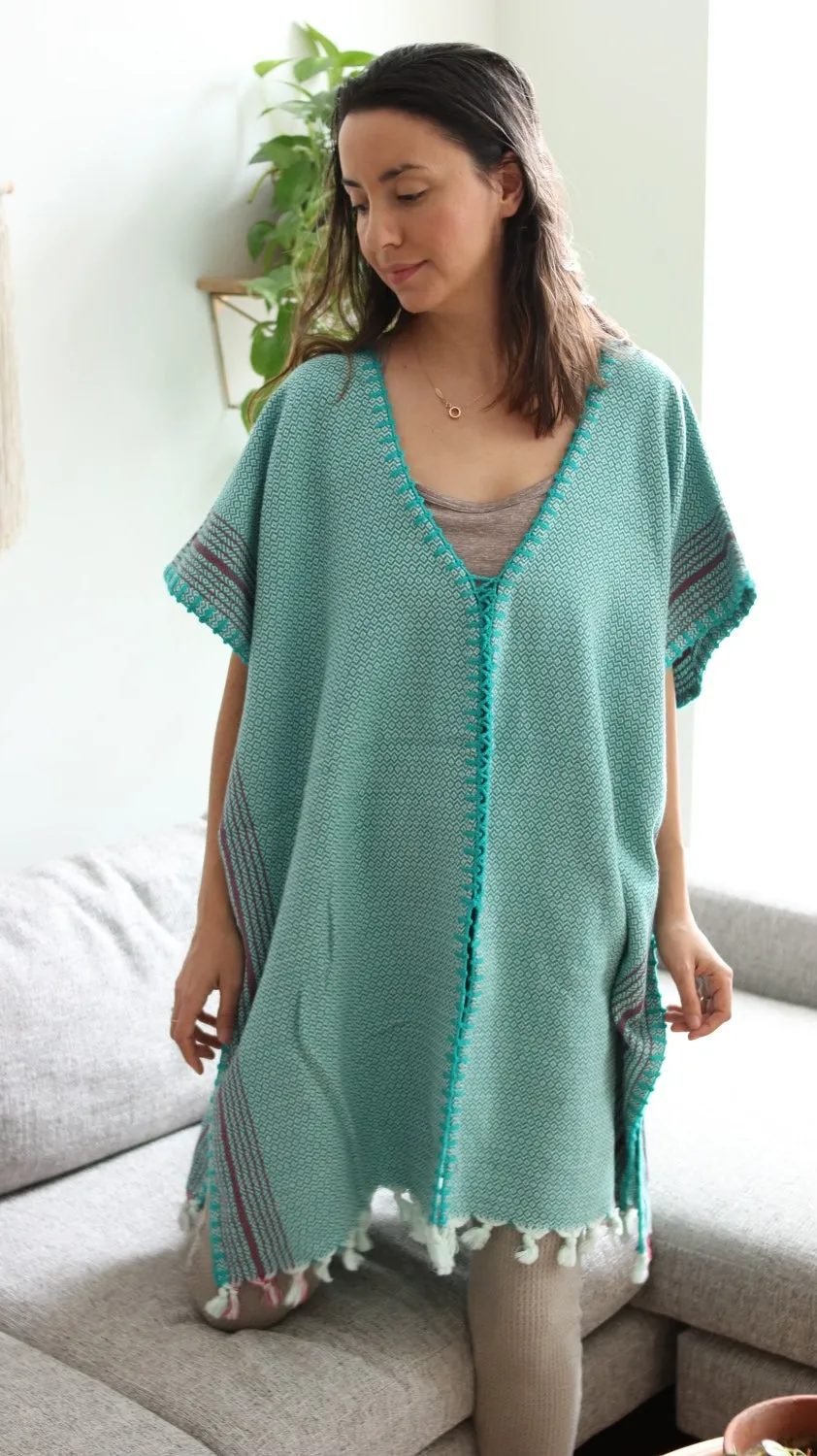 MATIA Stitched Kaftan Green