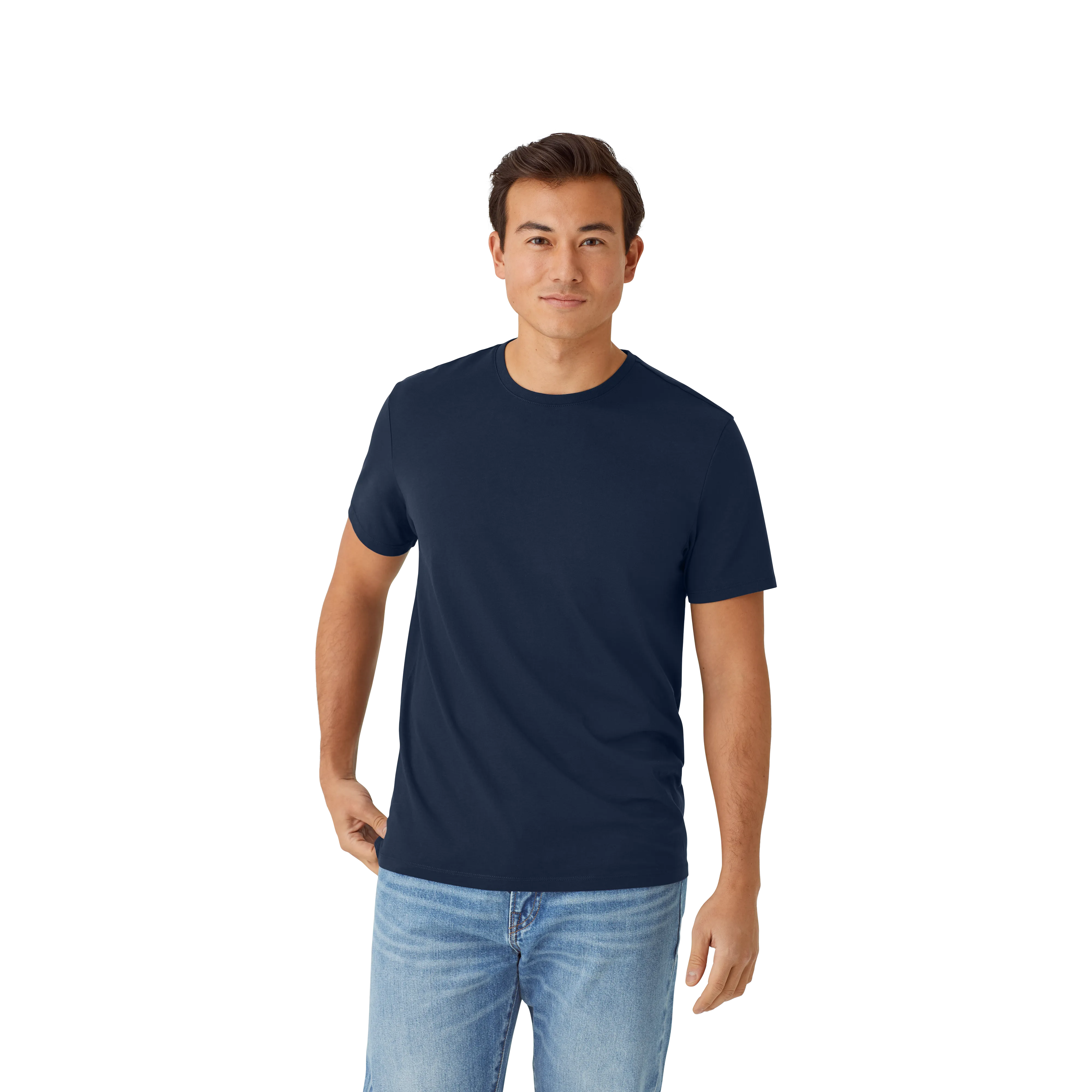 Men's Pima Cotton Crew Neck T-Shirt 6-Pack