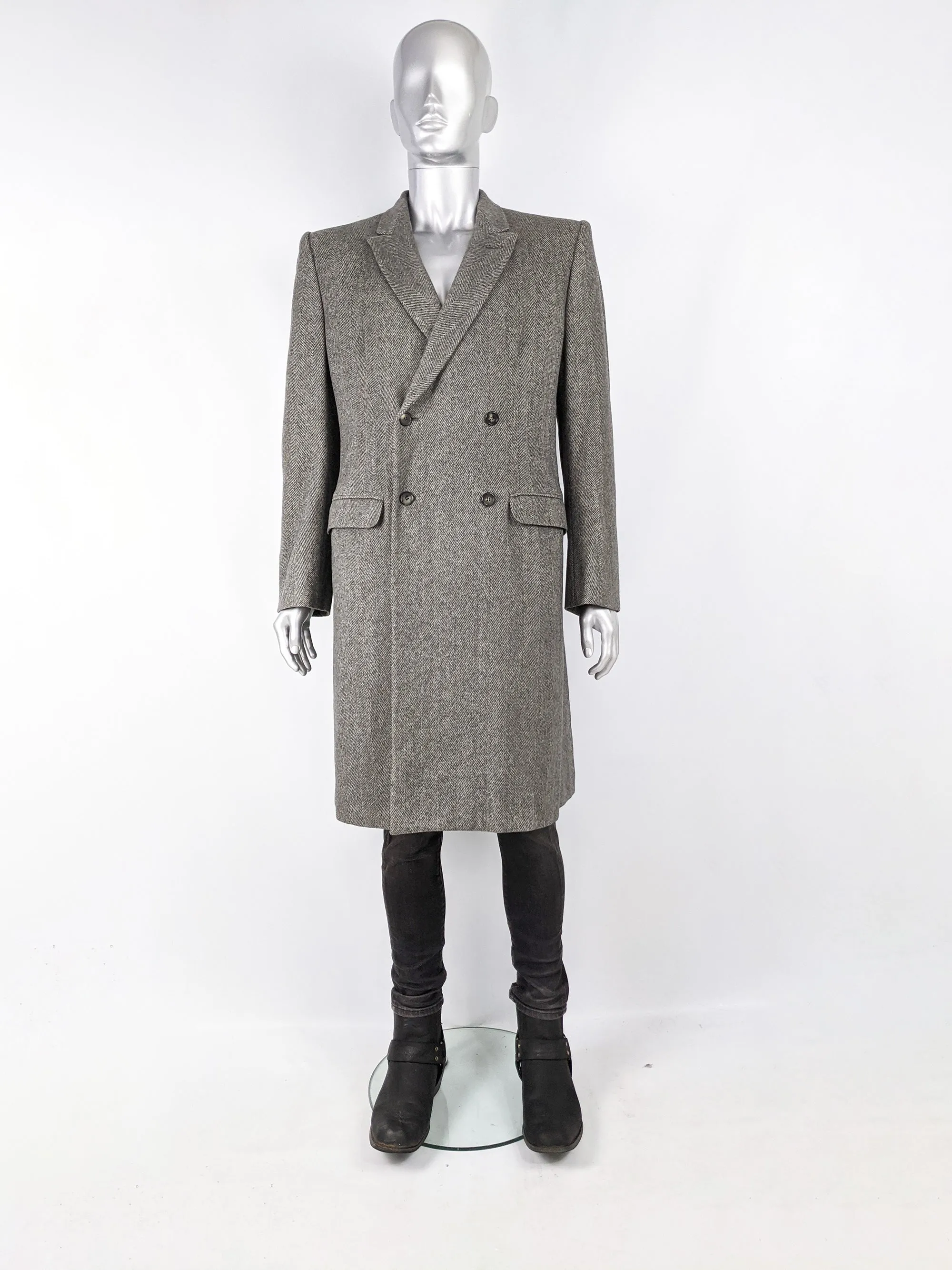 Mens Vintage Double Breasted Cashmere Coat, 2007