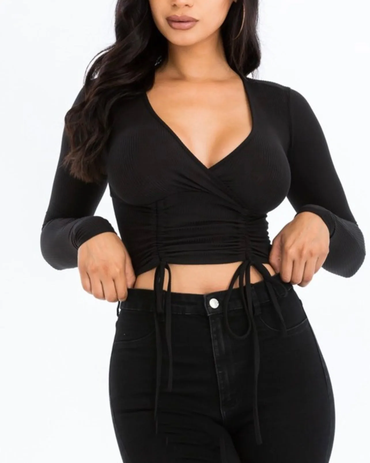 Merleigh Long Sleeve Crop Top