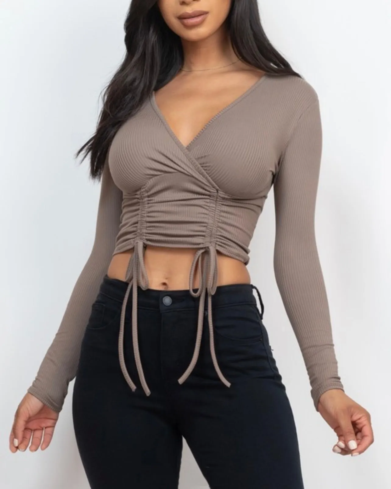 Merleigh Long Sleeve Crop Top