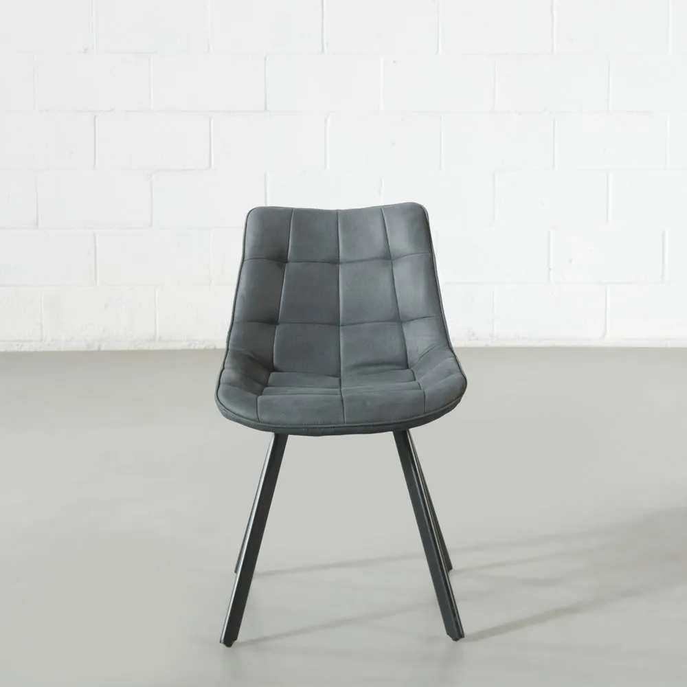 MIA - Black Fabric Dining Chair