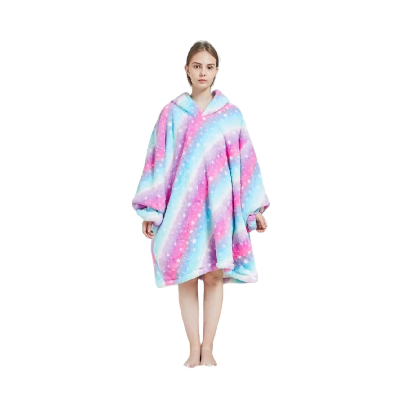 My Snuggy - Adult Galaxy Starry Sky Unicorn Hoodie Blanket