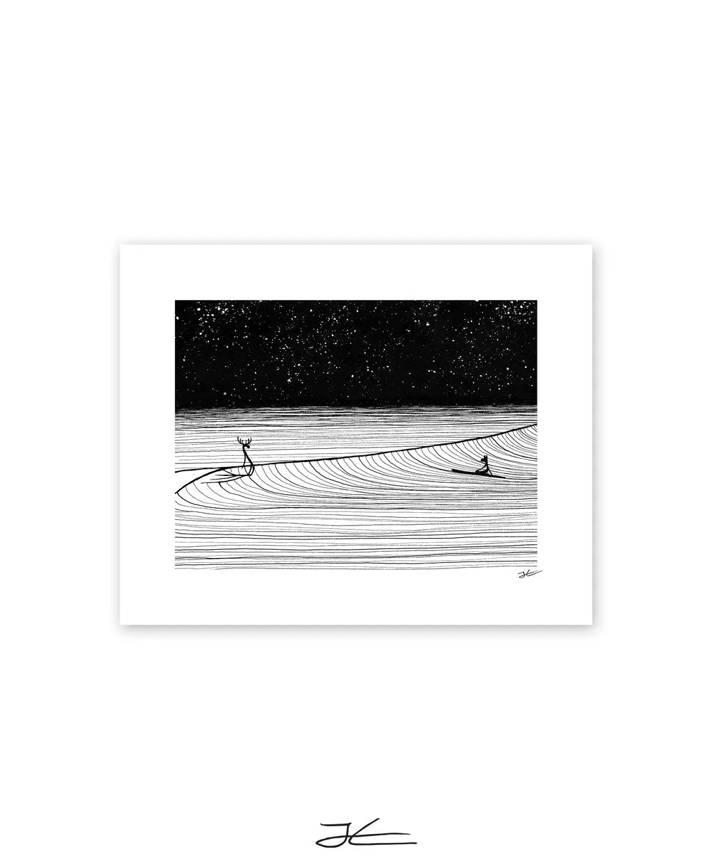 Night Slide  - Print/ Framed Print