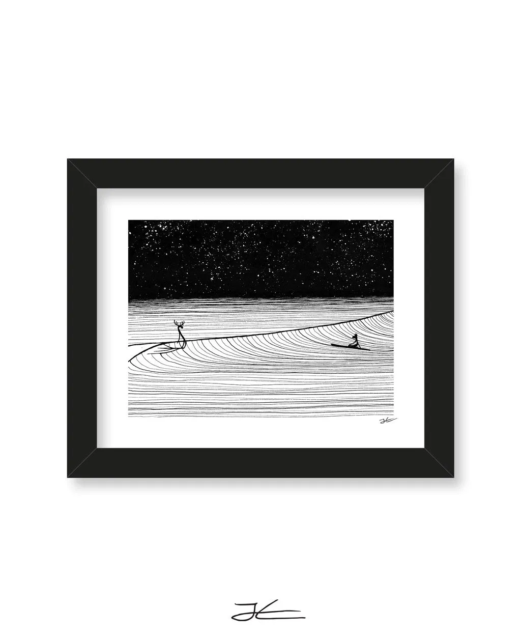 Night Slide  - Print/ Framed Print