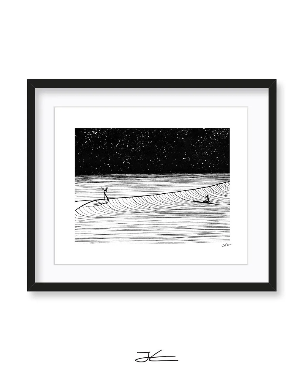 Night Slide  - Print/ Framed Print