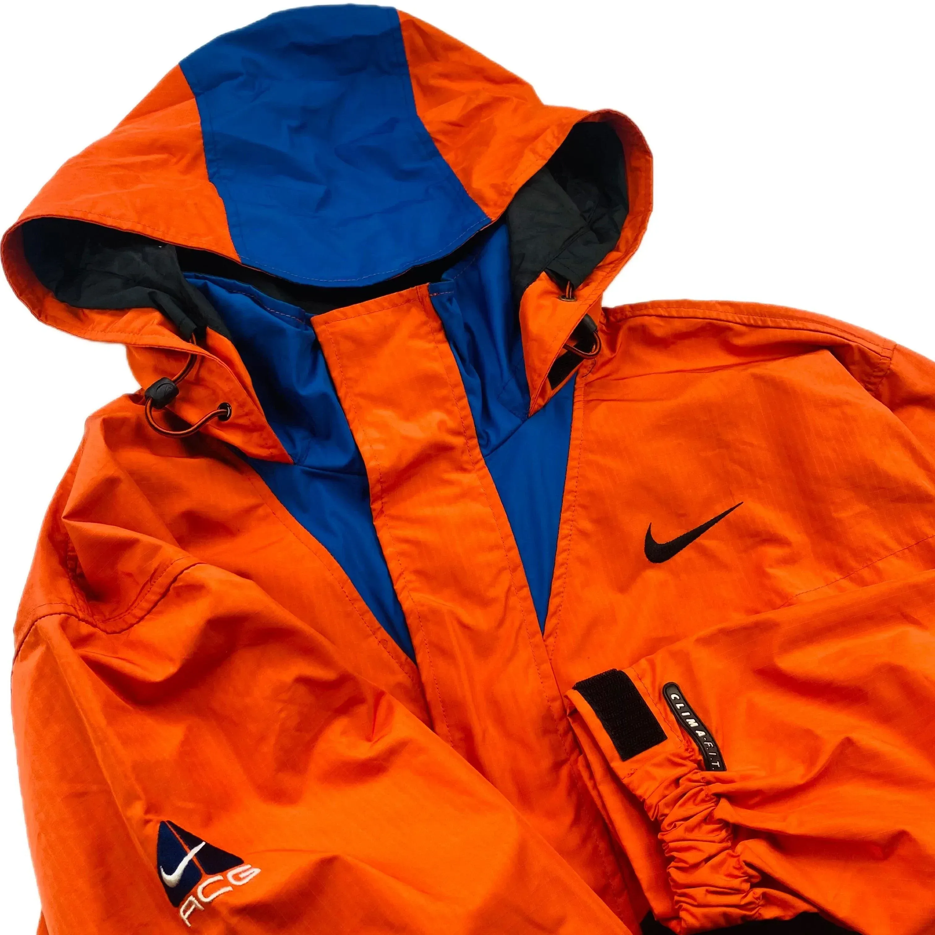 NIKE ACG CLIMA FIT PACKABLE ORANGE JACKET  (L)