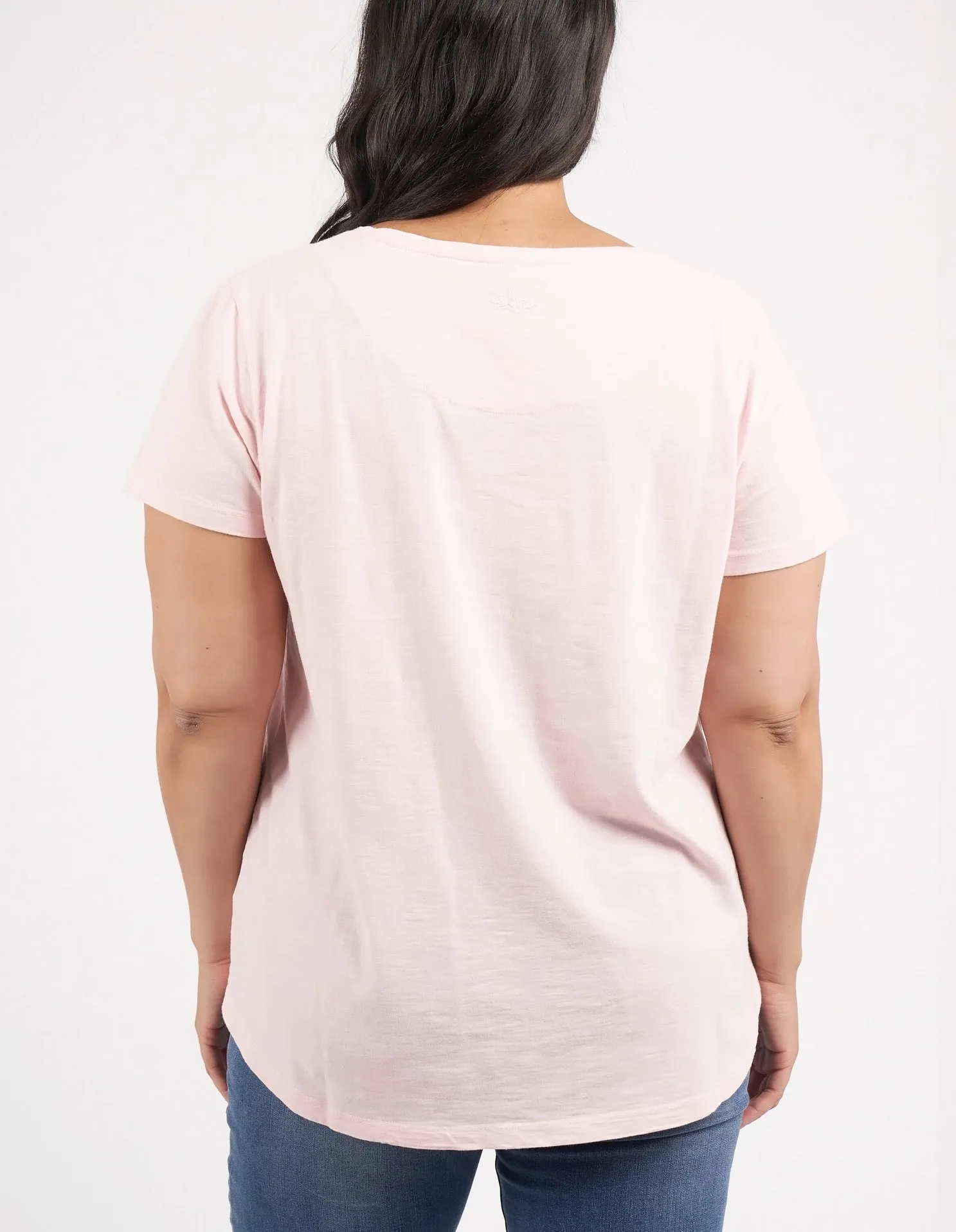 Optimized Pink Orbit Tee Powder - English.