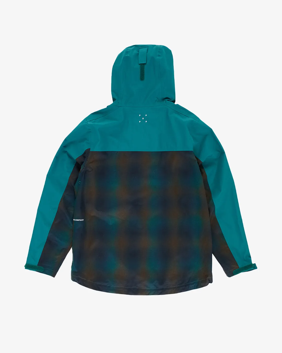 Pop Trading Company Oversized Pocket Hooded Jacket in Bayberry Green