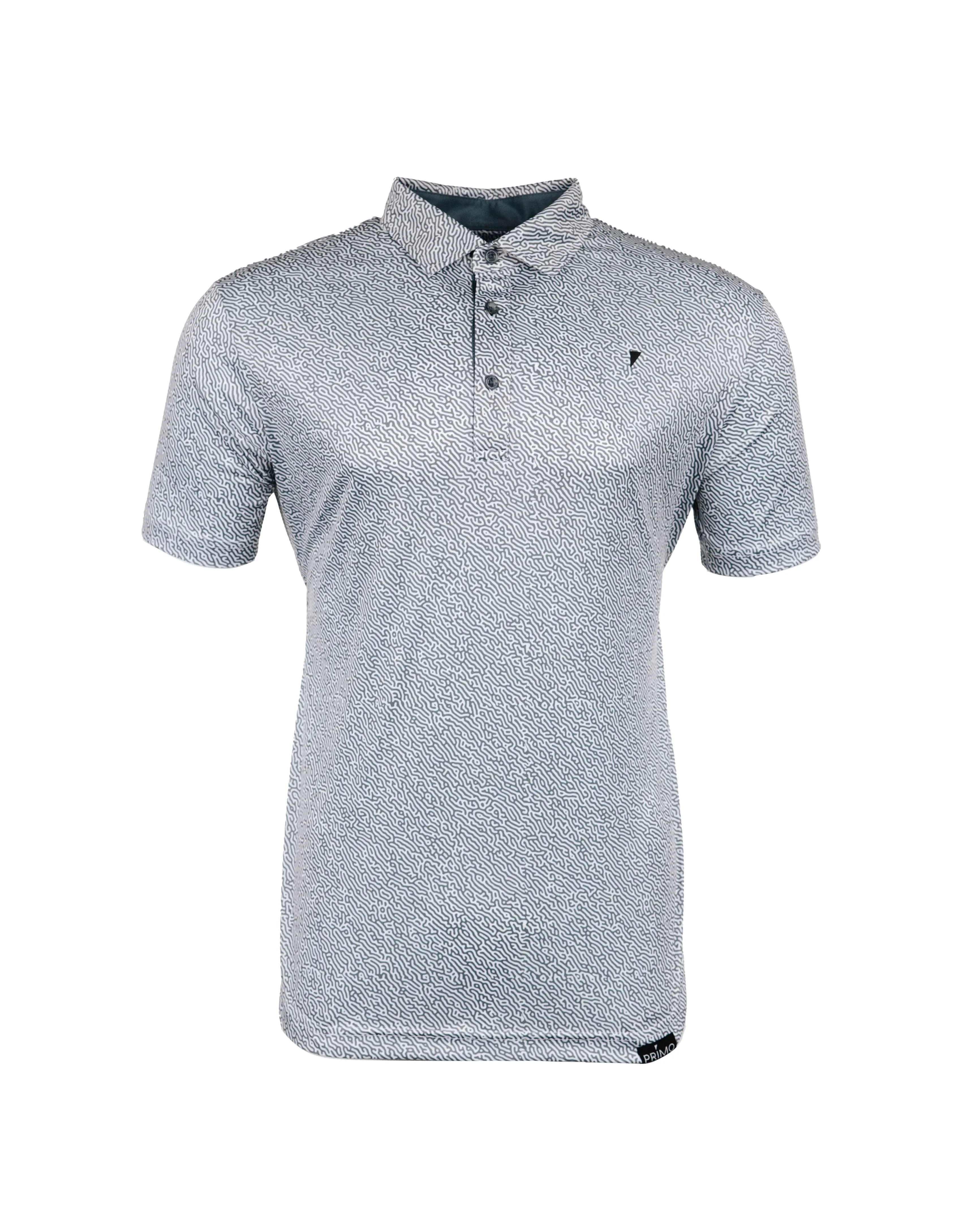 Primo Classic Polo - Gray Maze