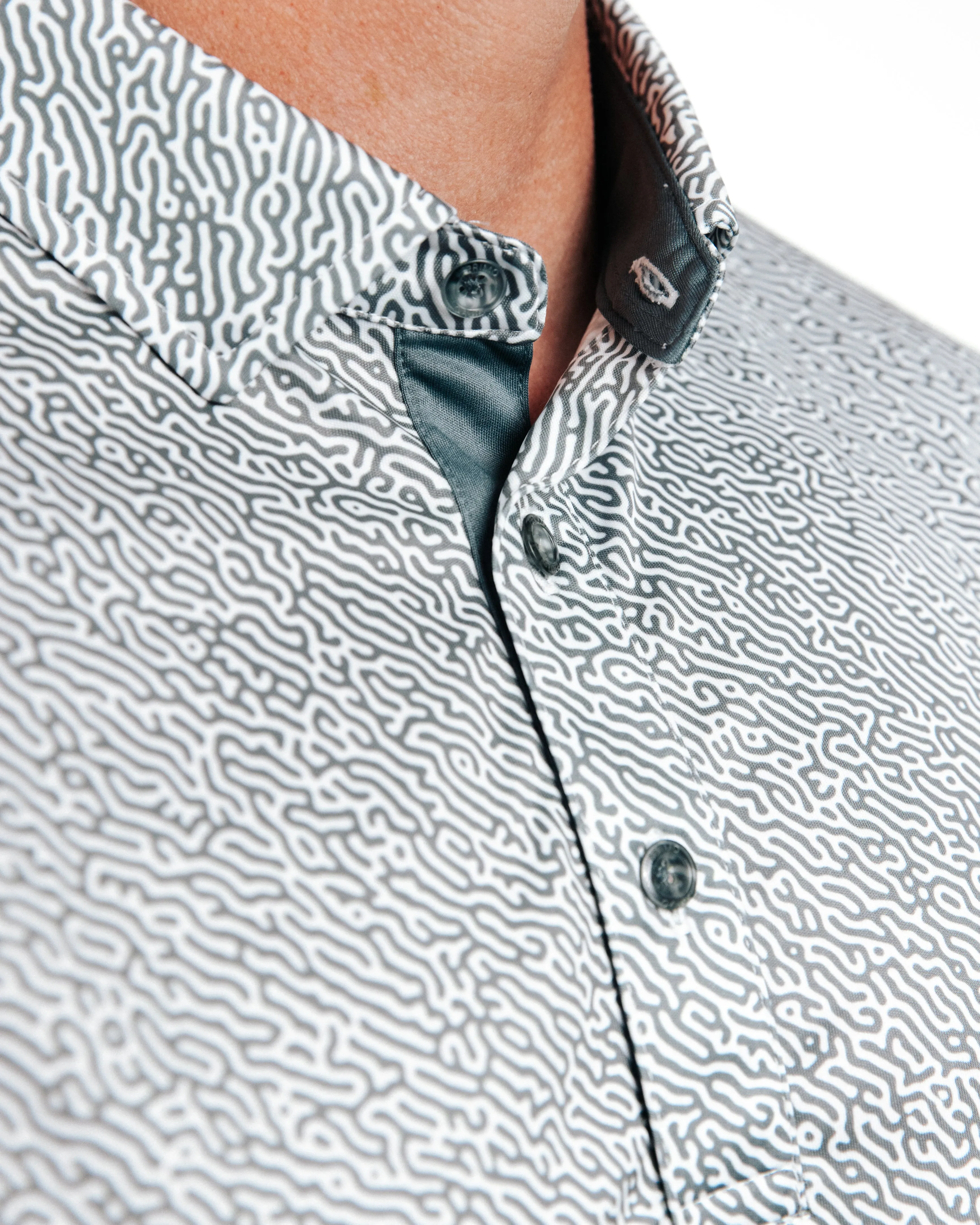 Primo Classic Polo - Gray Maze