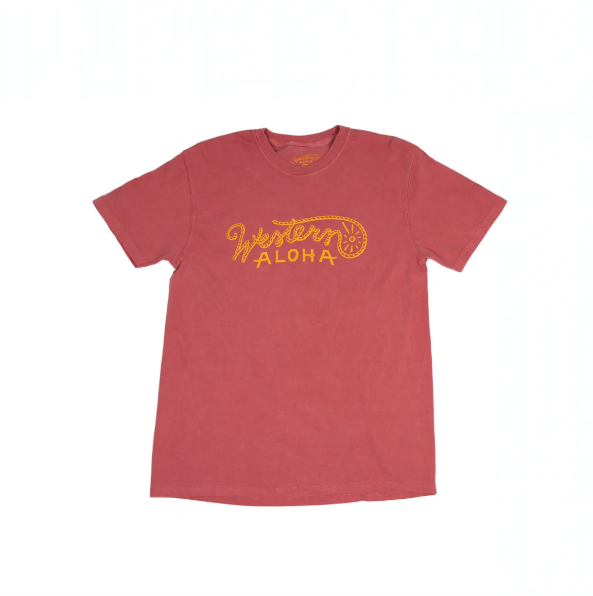 Rope Logo Red Tee Shirt