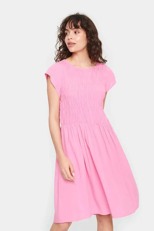 Saint Tropez Gisla Dress In Pink Cosmos