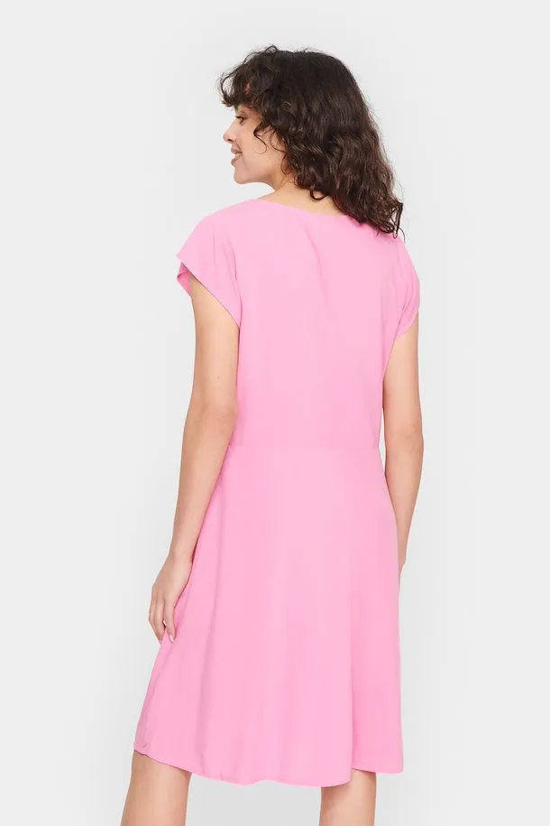 Saint Tropez Gisla Dress In Pink Cosmos