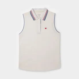 Sleeveless Pique Polo