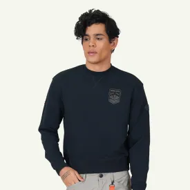 SWEAT SHIRT AVN PATCHES MEN'S SWEATSHIRT -  ANTHRACITE