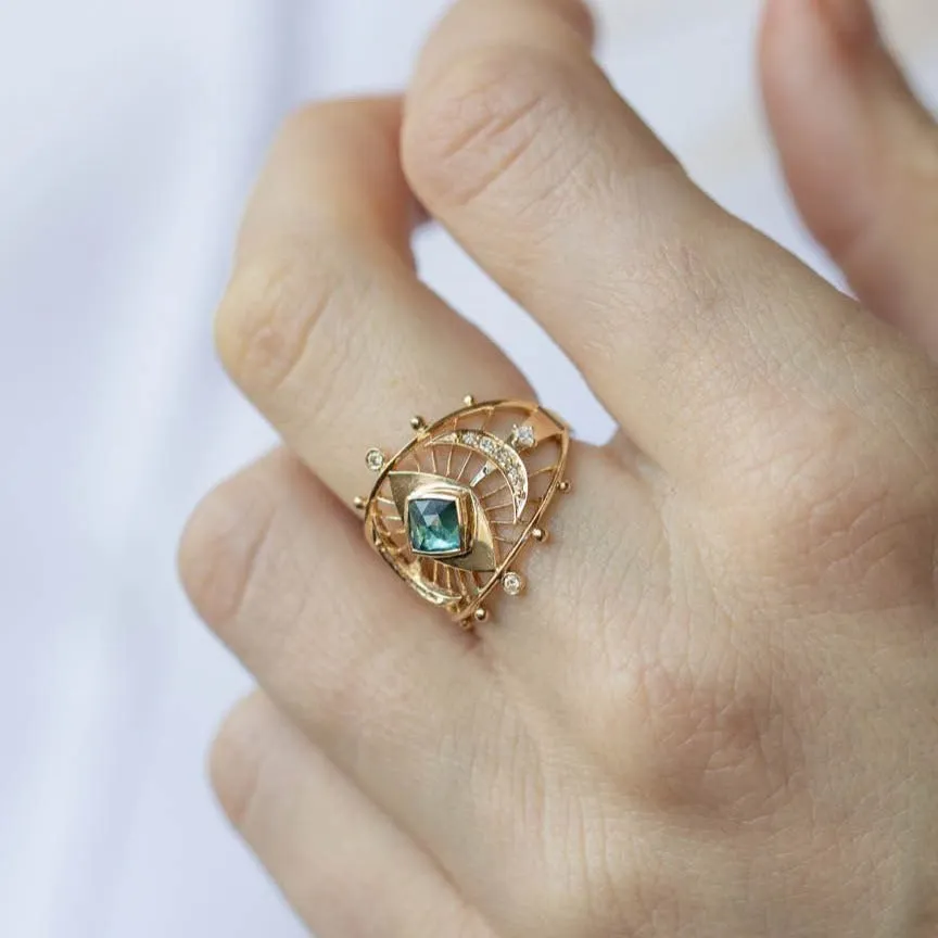 Tourmaline Dream Maker Eye Ring