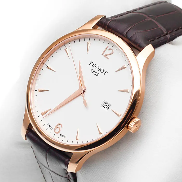 Tradition Rose Gold PVD Men's Watch T063.610.36.037.00