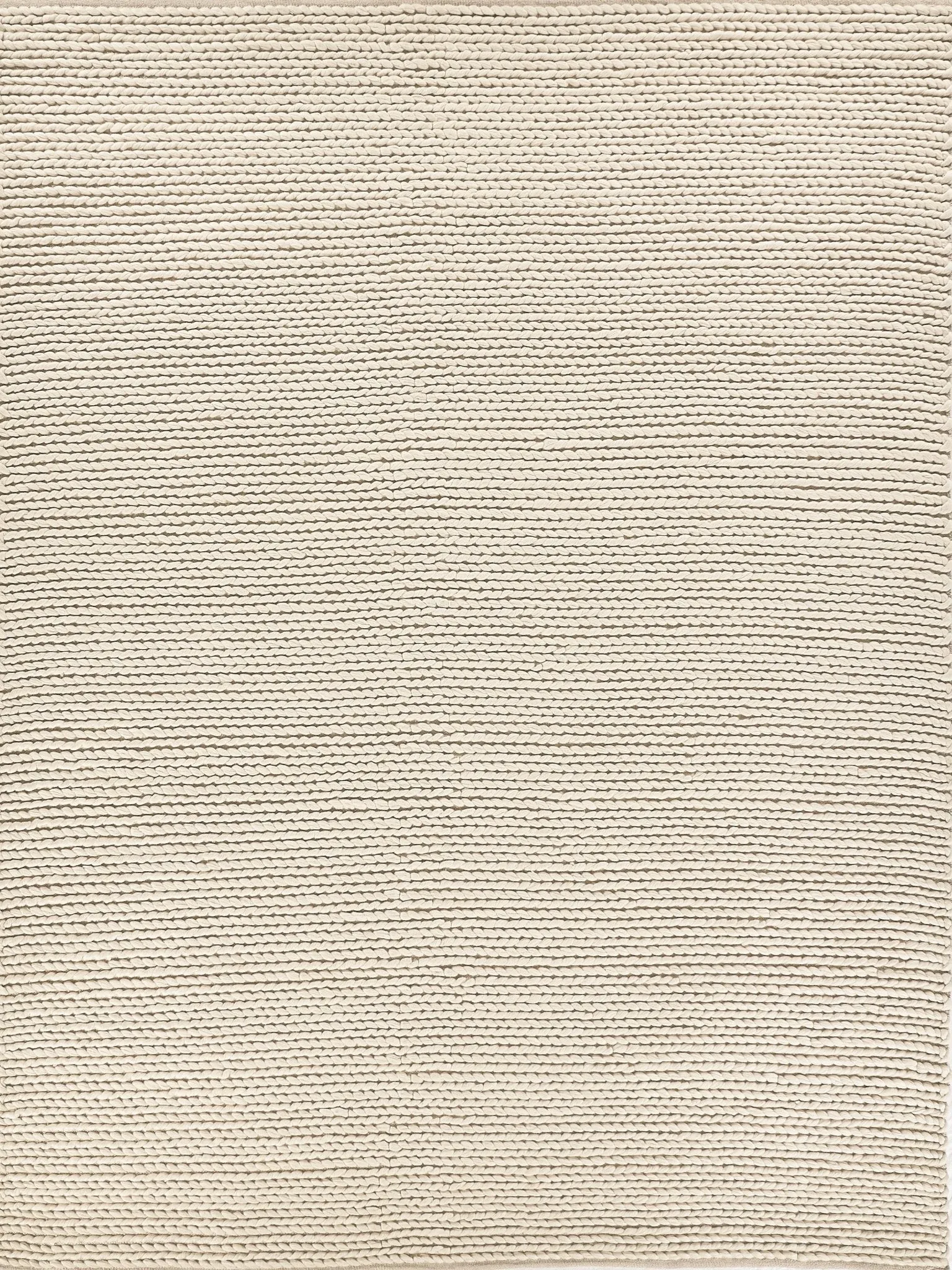 UER0102 Luxury Braided Natural and Synthetic Blend Plush-Pile Rug