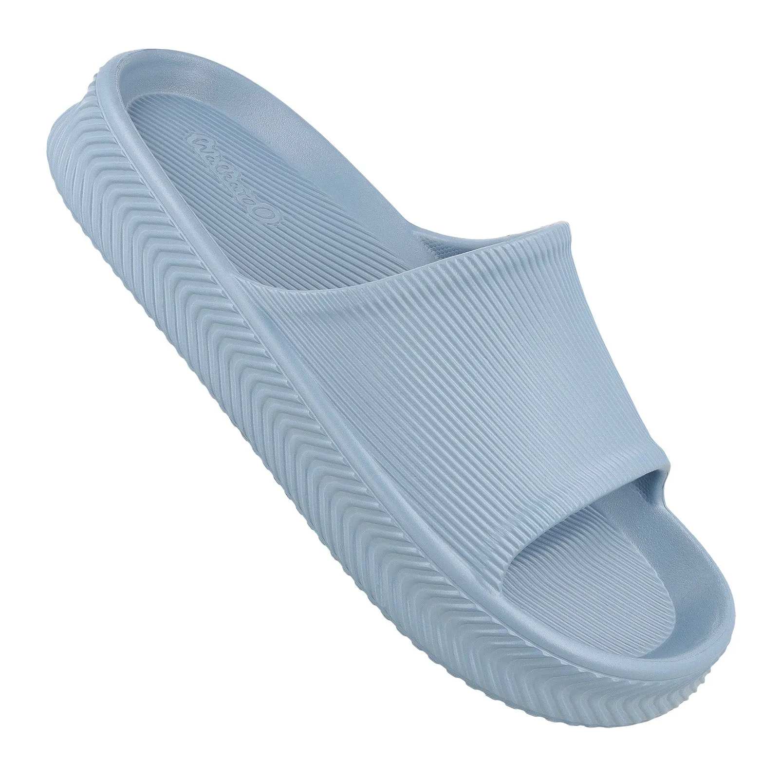 Walkaroo Mens Aqua Blue Flip Flop Sliders - Model WC8737