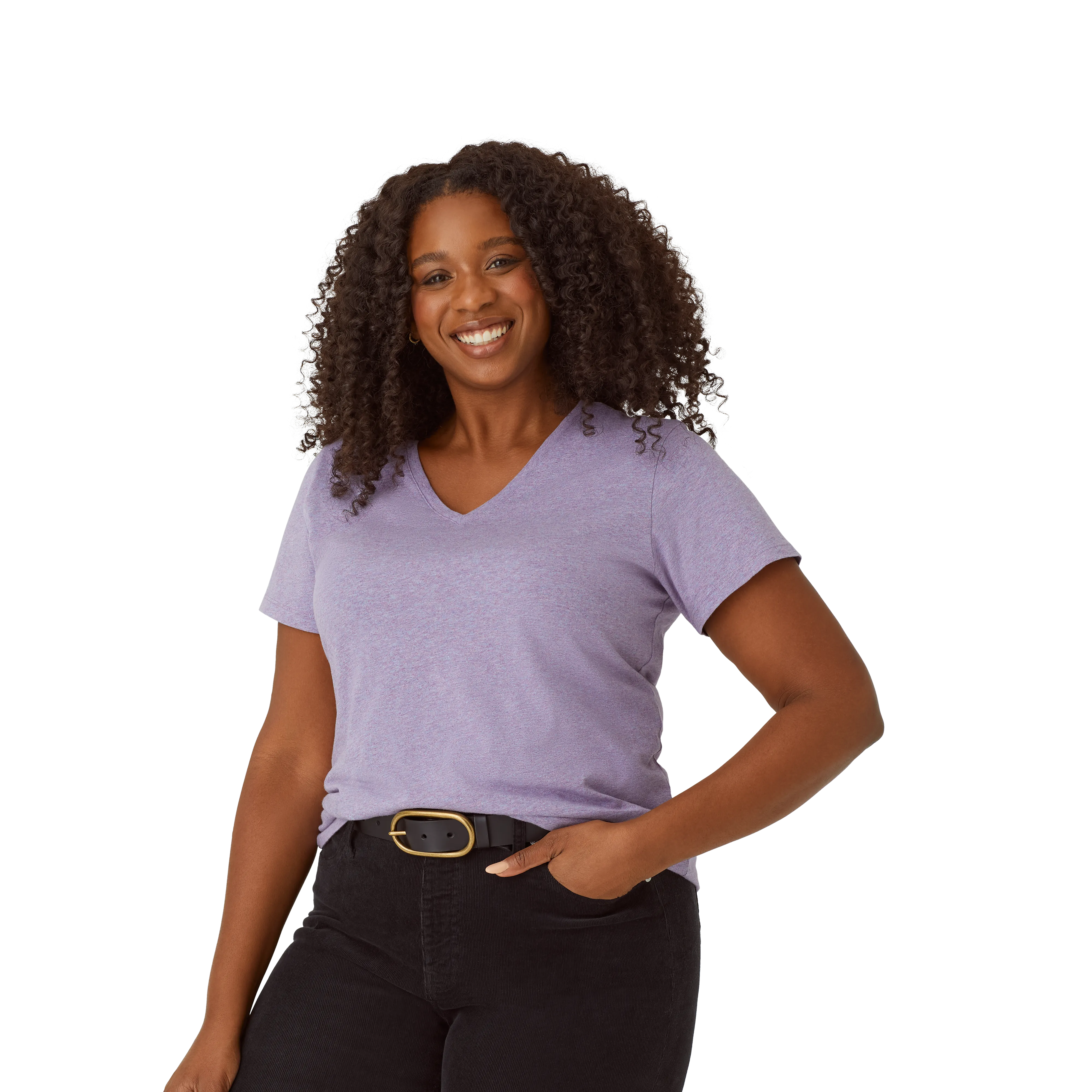 Women's Pima Cotton V-Neck T-Shirt