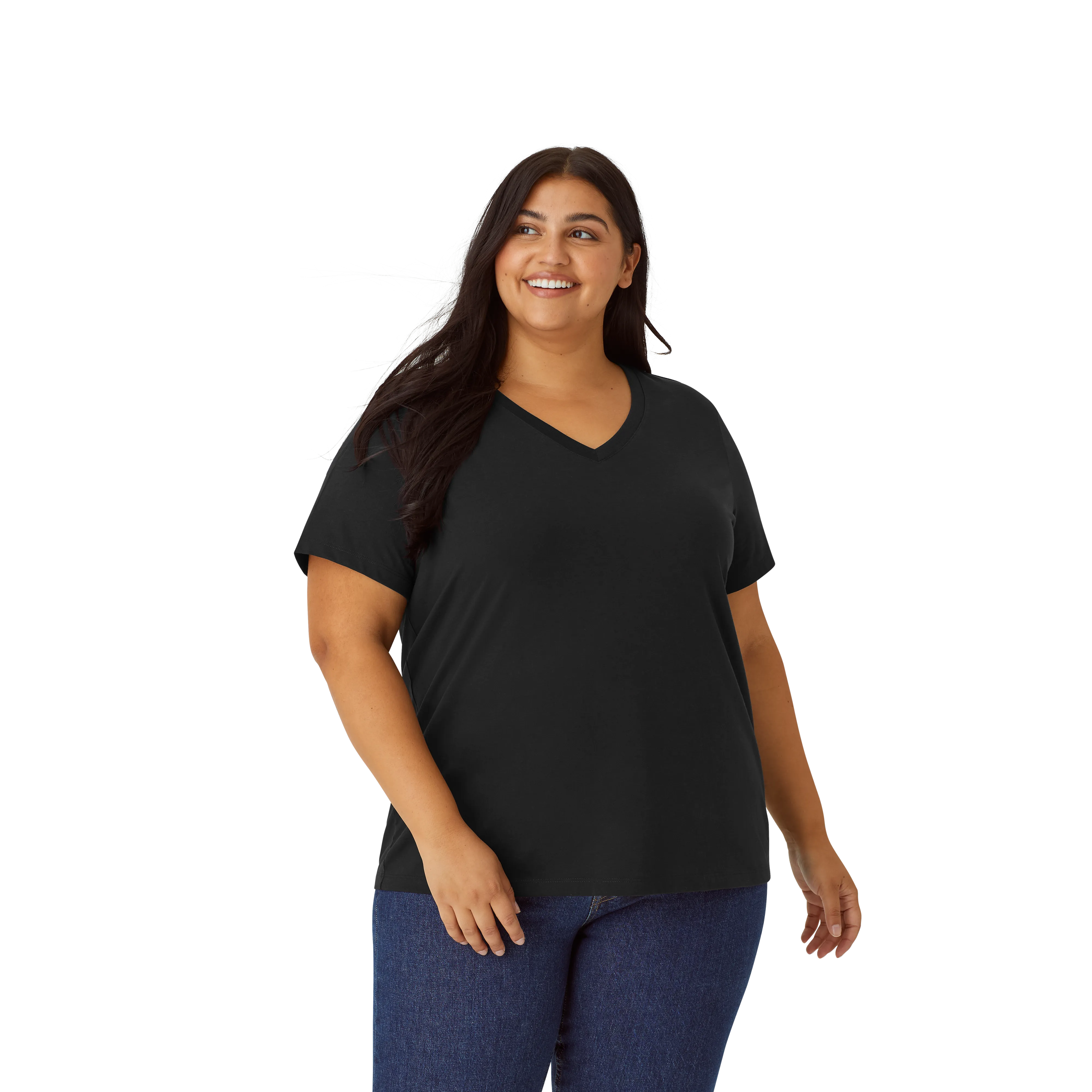 Women's Pima Cotton V-Neck T-Shirt